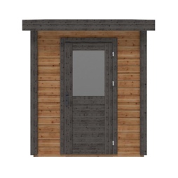 Abri de jardin en bois Vala 2.09x2.59m - 5.41m2 - Ep. 28mm - Traité