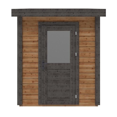 Abri de jardin en bois Vala 2.09x3.09m - 6.46m2 - Ep. 28mm - Traité 2