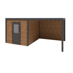 Abri de jardin en bois Nexa 5.56x3.09m - 17.18m2 - Ep. 28mm - Traité