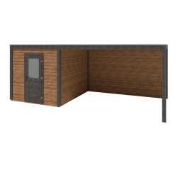 Abri de jardin en bois Nexa 6.56x3.09m - 20.27m2 - Ep. 28mm - Traité
