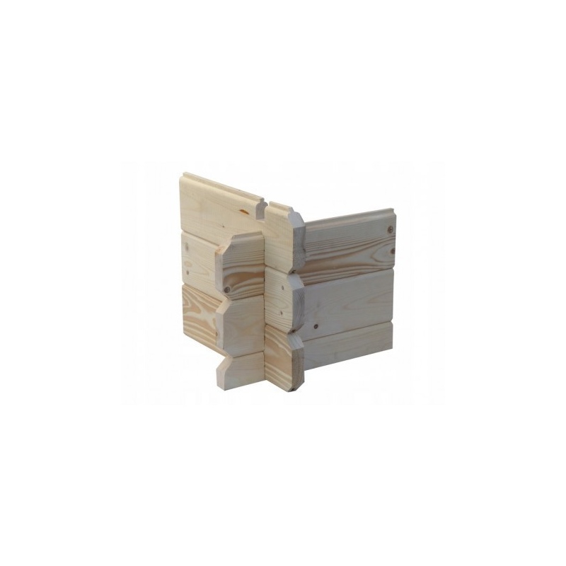 Abri de jardin en bois - 6m2 - 3x2m - Ep. 28mm - Couleur: naturel