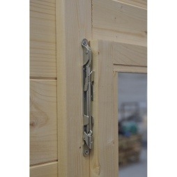 Abri de jardin en bois - 25m2 - 5x5m - Ep. 40mm - Couleur: naturel