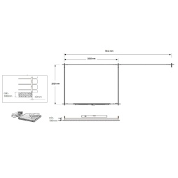 Abri de jardin en bois - 17.4m2 - 5.79x3m - Ep. 28mm - Couleur: naturel