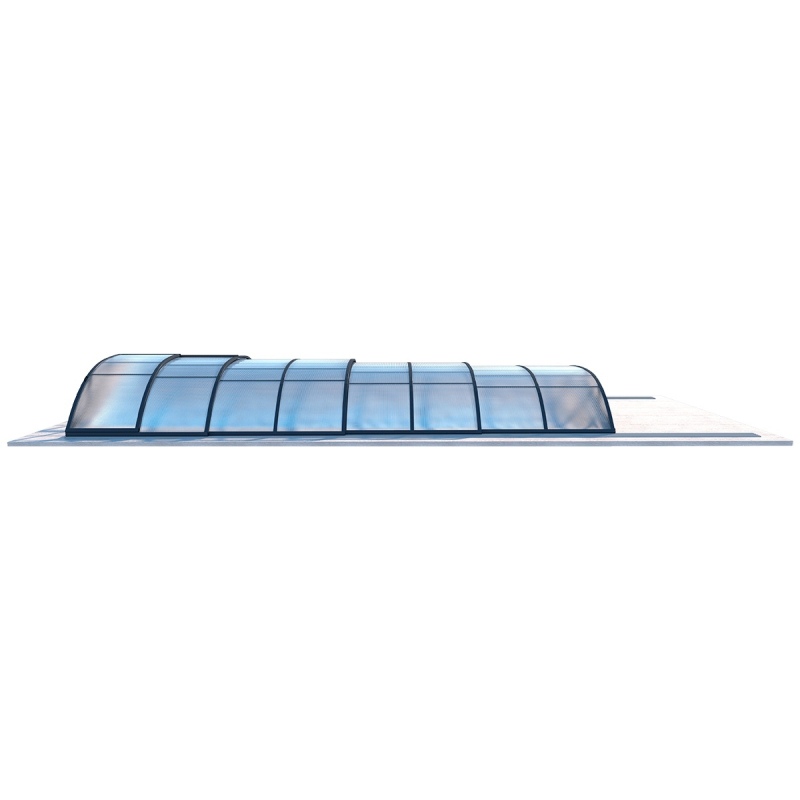 Abri de piscine Horizon - 7.03x3.36 m - polycarbonate alvéolaire 8 mm - pour piscine BAS7307