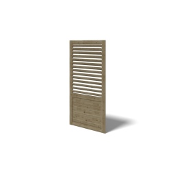 Pergola de jardin 4.04x4.04m avec panneaux - traité