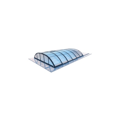 Abri de piscine Horizon - 5.95x3.08 m - polycarbonate alvéolaire 8 mm - pour piscine BAS7305