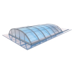 Abri de piscine Horizon - 5.95x3.08 m - polycarbonate alvéolaire 8 mm - pour piscine BAS7305