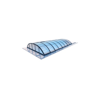 Abri de piscine Horizon - 8.58x3.92 m - polycarbonate alvéolaire 8 mm - pour piscine BAS7309
