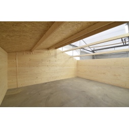 Abri de jardin en bois - 30m2 - 6x5m - Ep. 40mm - Couleur: 