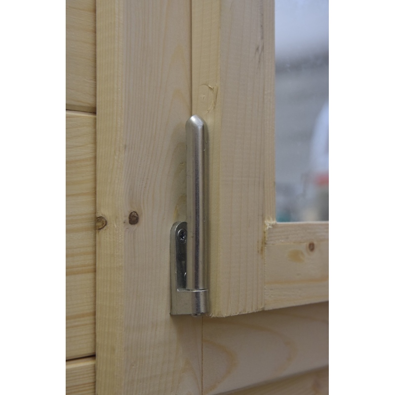 Abri de jardin en bois - 30m2 - 6x5m - Ep. 40mm - Couleur: 
