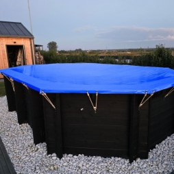 Bâche d'hiver  4.26 x 3.16 m pour piscine BAS7302. BAS7303