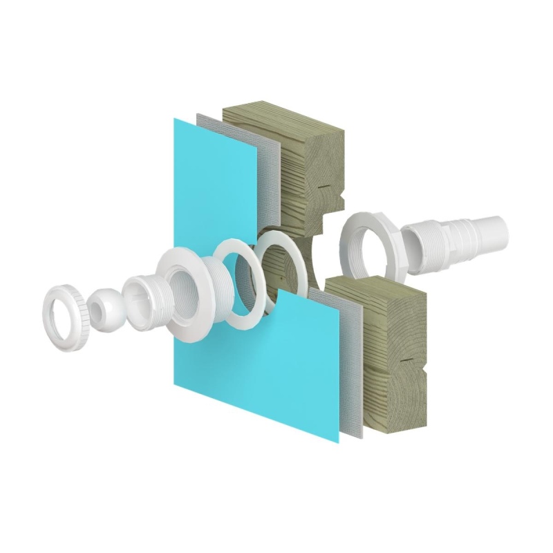 Skimmer et buse de refoulement