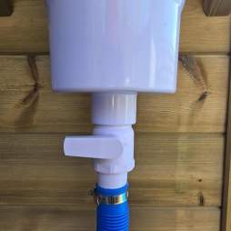 Vanne à bille unidirectionnelle pour piscine Ø38 mm