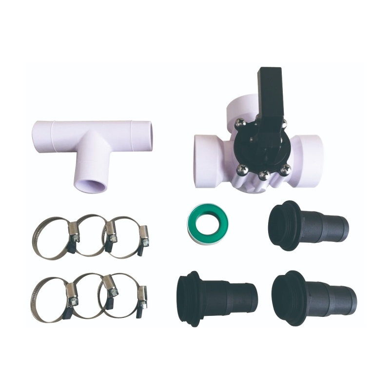 Kit : chauffage solaire, bypass, tuyau 40 m