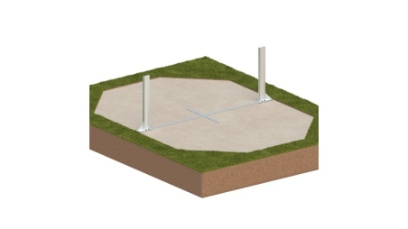 Piscine en bois NEMO 4.3 x 3 - H.1.31 m avec plage, gris clair, cadre en métal - sans dalle