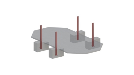 Piscine en bois NEMO 7.3 x 3.97 - H.1.45 m, sable, fixations à sceller