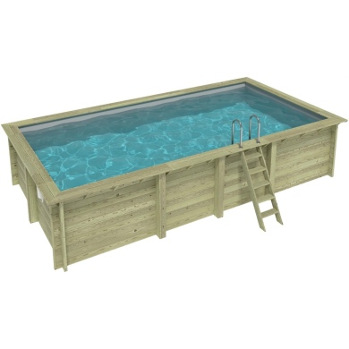 Piscine en bois  7 x 3.75 - H.1.45 m, , 