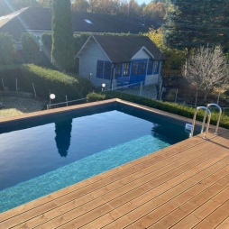 Piscine en bois  7 x 3.75 - H.1.45 m, , 