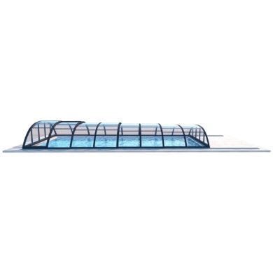Abri de piscine Horizon - 7.03x3.36 m - polycarbonate massif 3 mm - pour piscine BAS7307 2