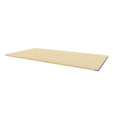 Plancher universel pour abris de jardin - 18 mm - paquet de 3 m2 - Non traité