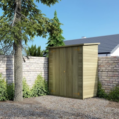Armoire de jardin à outils 1.66x0.82 m H.1.86 - avec plancher et paroi arrière 2
