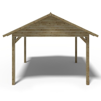 Pergola de jardin 4.04x4.17m - traité 2