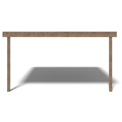 Pergola de jardin 3.02x4.24m - traité 2