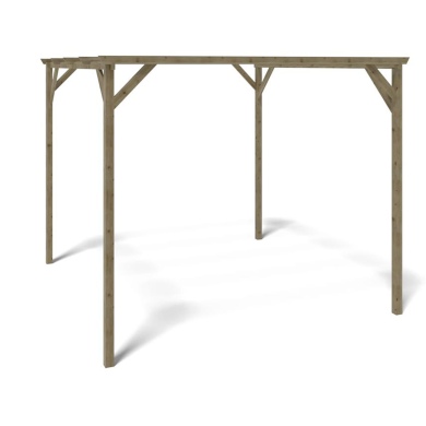 Carport, abri de voiture  3x3 m - 9 m2 2