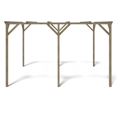 Carport, abri de voiture  3x4 m - 12 m2 2