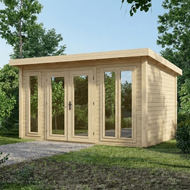Abri de jardin en bois Kira 4,04x4,09m - 12m2 - Ep. 34mm 2