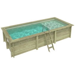 Liner 0.75 mm, sable, pour piscine AQUA avec plage immergée BAS7307