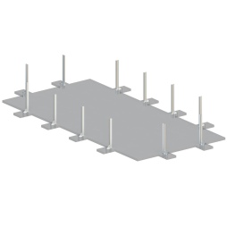 Piscine en bois AQUA 10.2 x 5.2 - H.1.45 m avec plage, sable, fixations à visser
